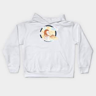 Owl in the night Kids Hoodie